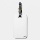 Étiquette À Bagage Carte photo Sparkle Holiday (Dos Vertical)