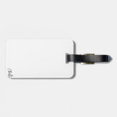 Étiquette À Bagage Carte photo Sparkle Holiday (Dos horizontal)