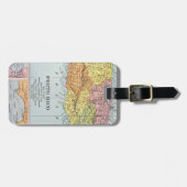 ÉTIQUETTE À BAGAGE CARTE : PORTO RICO, 1900 (Devant horizontal)