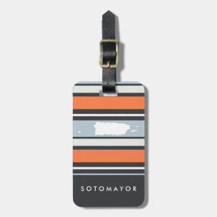 Étiquette À Bagage Carte Porto Rico : Les nouvelles tendances :Person