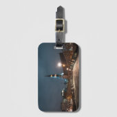 Étiquette À Bagage Carte Sankt Katharinen Kirche Hamburg (Devant Vertical)