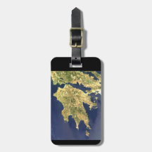 carte satellite de la grèce péloponnèse - noir