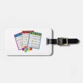 Étiquette À Bagage Cartes de Bingo (Devant horizontal)