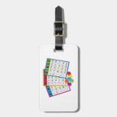 Étiquette À Bagage Cartes de Bingo (Devant Vertical)