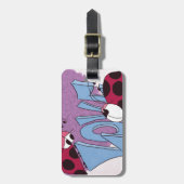 Étiquette À Bagage Carton adorable Ladybug Love (Devant Vertical)