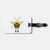 Étiquette À Bagage Cartoon Bee (Dos horizontal)