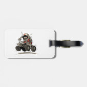 Étiquette À Bagage Cartoon Buggy (Dos horizontal)