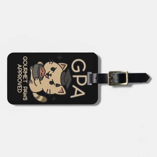 Étiquette À Bagage Cartoon Funny Scholar Thon Patrouilles (Devant horizontal)