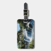 Étiquette À Bagage Cascade dans le Parc national de Krka - Dalmatie,  (Devant Vertical)