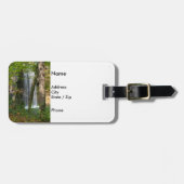 Étiquette À Bagage Cascade Dans Les Bois (Devant horizontal)