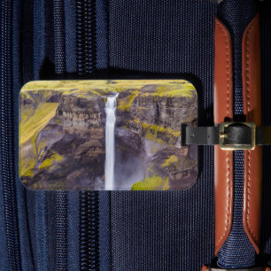 Étiquette À Bagage Cascade de Haifoss, Islande
