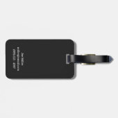 Étiquette À Bagage Cascade de Yosemite National Park California (Dos horizontal)