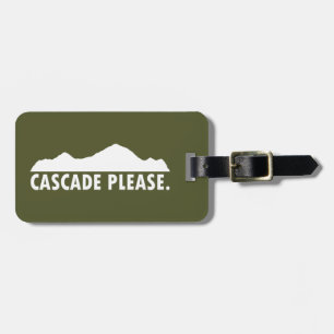 Étiquette À Bagage Cascade Idaho S'Il Vous Plaît