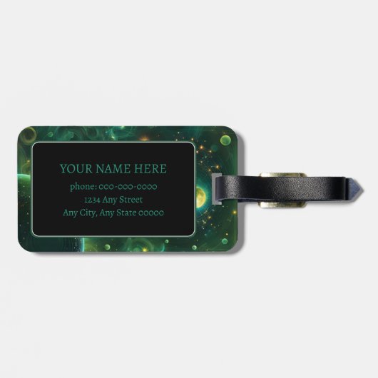 Étiquette À Bagage Cascade Lysara (Dos horizontal)