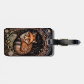Étiquette À Bagage Case Porte-monnaie Fox de minuit (Dos horizontal)