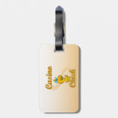 Étiquette À Bagage Casino Chick (Dos Vertical)