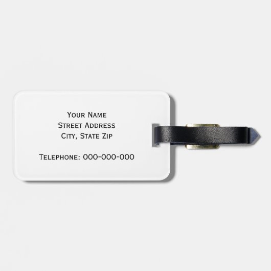 Étiquette À Bagage Casino Night Poker Royal Straight Flush Spades (Dos horizontal)