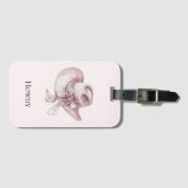 Étiquette À Bagage Casquette Pink Cowgirl (Devant Horizontal)