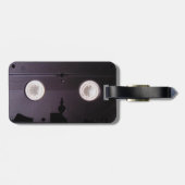 Étiquette À Bagage Cassette vidéo de VHS de rétro technologie (Dos horizontal)