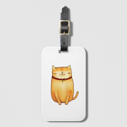 Étiquette À Bagage Cat (Devant Vertical)