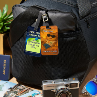 Étiquette À Bagage Cat 07 Kids