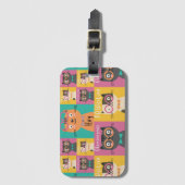 Étiquette À Bagage Cat Dit Hey Mèmes Drôle      (Devant Vertical)