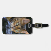 Étiquette À Bagage Cat du Bengale (Devant horizontal)