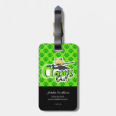 Étiquette À Bagage Cat Noir | Claws Out ! (Dos Vertical)