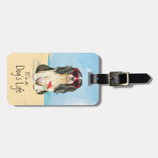 Étiquette À Bagage Cavalier d'été (Devant horizontal)