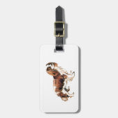 Étiquette À Bagage Cavalier King Charles Spaniel (Devant Vertical)