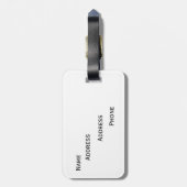 Étiquette À Bagage Cavalier King Charles Spaniel (Dos Vertical)