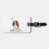 Étiquette À Bagage Cavalier King Charles Spaniel CKC (Devant horizontal)