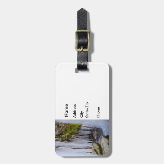 Étiquette À Bagage Cave Icicles (Devant Vertical)