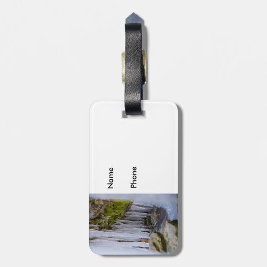 Étiquette À Bagage Cave Icicles (Dos Vertical)