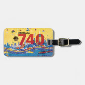 Étiquette À Bagage CBC Radio 740 - 1980 promo graphique (Devant horizontal)