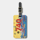 Étiquette À Bagage CBC Radio 740 - 1980 promo graphique (Devant Vertical)