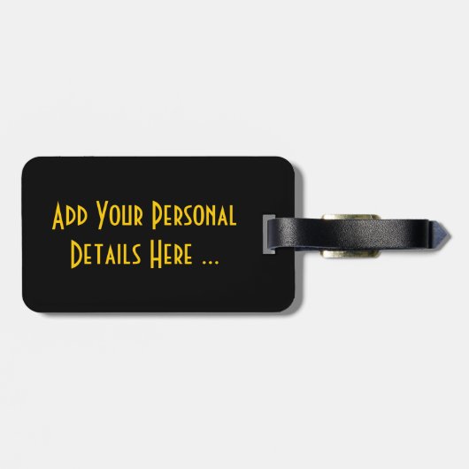 Étiquette À Bagage Cd ltcna à fleur Buttercup (Dos horizontal)