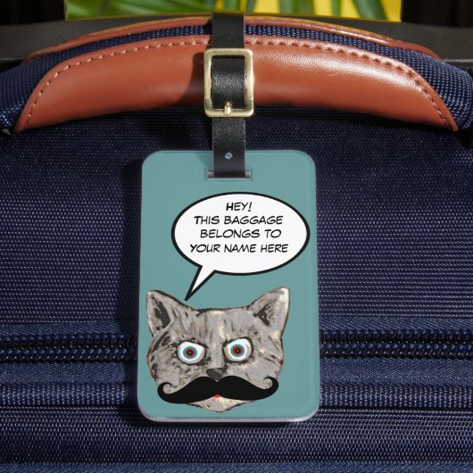 Étiquette À Bagage 'Ce Bagage appartient à' chat (Insitu Rectoal 2)