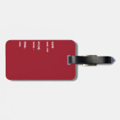 Étiquette À Bagage Ce n'est pas le sac que vous cherchez (Dos horizontal)