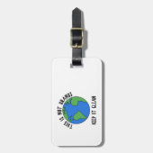 Étiquette À Bagage Ce N'Est Pas Uranus, Gardez-Le Propre (Devant Vertical)