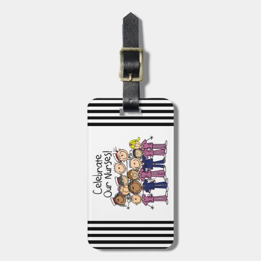 Étiquette À Bagage Celebrate (Devant Vertical)