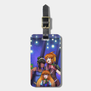 Étiquette À Bagage Célébration du nouvel an spatial