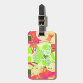 Étiquette À Bagage Célébrer Mes Bénédictions Joyeuses d'Anniversaire (Devant Vertical)