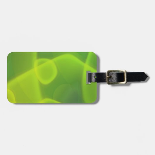 Étiquette À Bagage Cellules de vert de chaux (Devant horizontal)