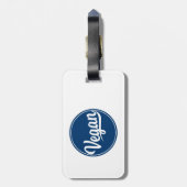 Étiquette À Bagage Cercle végétal (Dos Vertical)