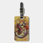 Étiquette À Bagage Cercles Abstraits Kandinsky (Devant Vertical)