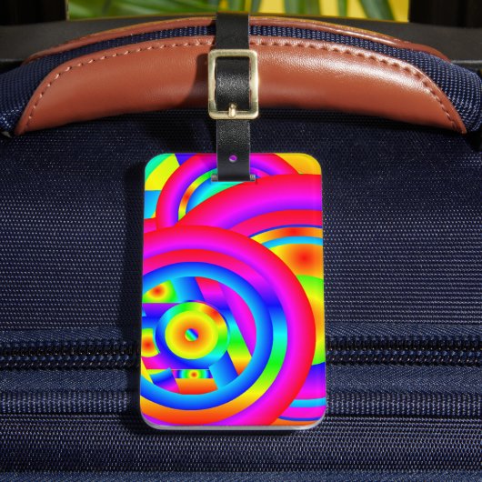 Étiquette À Bagage Cercles de couleur (Insitu Rectoal 2)