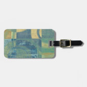 Étiquette À Bagage Cercles et panneaux multicolores (Devant horizontal)