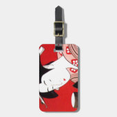 Étiquette À Bagage Cérémonie japonaise du thé de dame Art Imprimer (Devant Vertical)