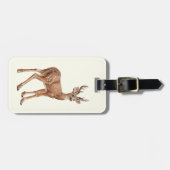 Étiquette À Bagage Cerf (Devant horizontal)